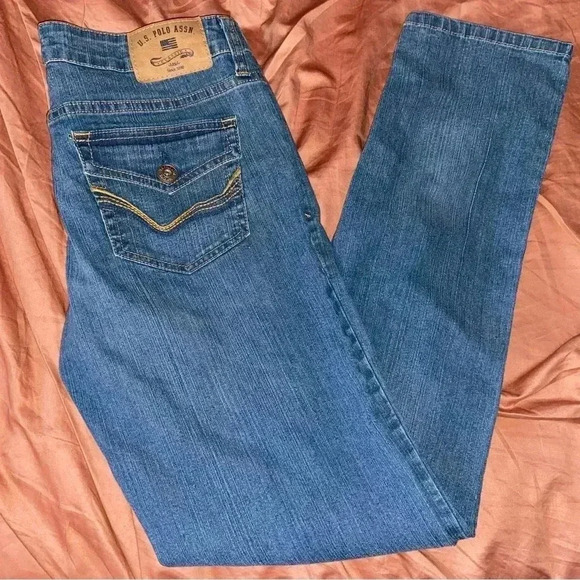 US Polo Assn Women’s 9/10 Straight Leg Jeans - Picture 1 of 8